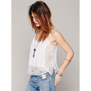 Vintage Free People Intimately Lace Camisole Top Sz S